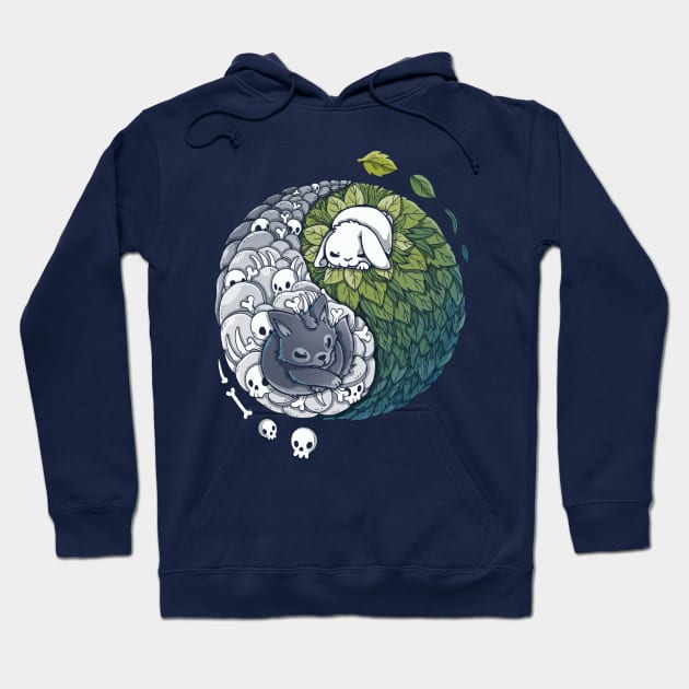 Ying yang Predator Prey Hoodie by Vallina84